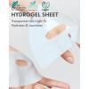 DERMAL Hyaluronic Hydrogel Melting Mask (4 Pack) – Korean Overnight Cooling Gel Face Mask with Ceramide & Nano Hyaluronic Acid – Pore Minimizing & Hydrating Ritual for Glow Skin – K-Skincare(PDRN)