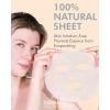 DERMAL Herb Collagen Essence Facial Mask Sheet 23g Pack of 10 – Skin Clear and Purifying, Pore Tightening, Calming for Oily Skin, Daily Skin Treatment Solution Sheet Mask(Platinum Collagen)