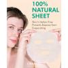 DERMAL Herb Collagen Essence Facial Mask Sheet 23g Pack of 10 – Skin Clear and Purifying, Pore Tightening, Calming for Oily Skin, Daily Skin Treatment Solution Sheet Mask(Aloe)