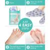 DERMAL KOREA Foot Peeling Mask 2 Pack For Dry Foot And Cracked Heel & Callus With Aloe Vera And Collagen – Exfoliating Peel Mask With Aha, Bha, & Pha And For Moisturizing, Soothing & Refreshing Feet(3 Count (Pack of 1))