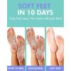DERMAL KOREA Foot Peeling Mask 3 Pack For Dry Foot And Cracked Heel & Callus With Aloe Vera And Collagen – Exfoliating Peel Mask With Aha, Bha, & Pha And For Moisturizing, Soothing & Refreshing Feet(3 Count (Pack of 1))