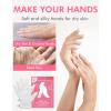 DERMAL Moistfull Silky Foot Socks & Hand Gloves Mask Combo 6 Pack – for Dry Feet and Hands – Home Spa Treatment – Dermatologist Tested, Cruelty Free, Korean Beauty(Hand Mask)