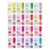 DERMAL Korean Collagen Face Mask 32 Combo Pack A+B Set – Hydrating & Soothing Sheet Mask with Panthenol, Hypoallergenic Calming Moisture Care for All Skin Types(Set B1 16 Colors)