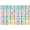 DERMAL Korean Collagen Face Mask 32 Combo Pack A+B Set – Hydrating & Soothing Sheet Mask with Panthenol, Hypoallergenic Calming Moisture Care for All Skin Types(Set 32 Colors)
