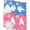 DERMAL Moistfull Silky Foot Socks & Hand Gloves Mask Combo 6 Pack – for Dry Feet and Hands – Home Spa Treatment – Dermatologist Tested, Cruelty Free, Korean Beauty(Foot & Hand Mask)