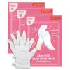 DERMAL Moistfull Silky Foot Socks & Hand Gloves Mask Combo 6 Pack – for Dry Feet and Hands – Home Spa Treatment – Dermatologist Tested, Cruelty Free, Korean Beauty(Hand Mask)