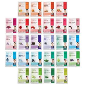 DERMAL 39 Combo Pack Made in Korea Facial Mask – 20+ Years of K-Beauty Experience, Premium Quality Korean Sheet Masks for Daily Skincare Routine(26 Pack(Red&Green))