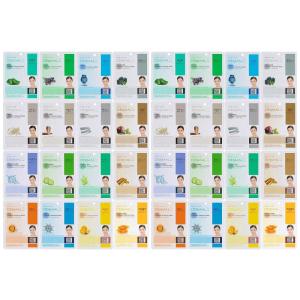 DERMAL Korean Collagen Face Mask 32 Combo Pack A+B Set – Hydrating & Soothing Sheet Mask with Panthenol, Hypoallergenic Calming Moisture Care for All Skin Types(Set 32 Colors)