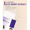 DERMAL Acai Berry Collagen Essence Facial Mask Sheet 23g Pack of 10 – Moisturizing & Firming Keeps Skin Healthy and Clean, Daily Skin Treatment Solution Sheet Mask(Acai Berry)