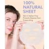 DERMAL Collagen Essence Facial Mask Sheet 23g Pack of 10 – Moisturizing & Firming, Anti Wrinkle, For Healthy Dewy Skin, Daily Skin Treatment Solution Sheet Mask(Arbutin)