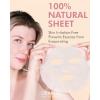 DERMAL Collagen Essence Facial Mask Sheet 23g Pack of 10 – Moisturizing & Firming, Anti Wrinkle, For Healthy Dewy Skin, Daily Skin Treatment Solution Sheet Mask(Wine)