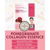 DERMAL Collagen Essence Facial Mask Sheet 23g Pack of 10 – Moisturizing & Firming, Anti Wrinkle, For Healthy Dewy Skin, Daily Skin Treatment Solution Sheet Mask(Pomegranate Collagen)