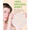DERMAL Collagen Essence Facial Mask Sheet 23g Pack of 10 – Moisturizing & Firming, Anti Wrinkle, For Healthy Dewy Skin, Daily Skin Treatment Solution Sheet Mask(Cucumber)