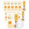 DERMAL Collagen Essence Facial Mask Sheet 23g Pack of 10 – Moisturizing & Firming, Anti Wrinkle, For Healthy Dewy Skin, Daily Skin Treatment Solution Sheet Mask(Royal Jelly Collagen)