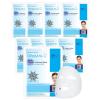 DERMAL Collagen Essence Facial Mask Sheet 23g Pack of 10 – Moisturizing & Firming, Anti Wrinkle, For Healthy Dewy Skin, Daily Skin Treatment Solution Sheet Mask(White)