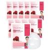 DERMAL Collagen Essence Facial Mask Sheet 23g Pack of 10 – Moisturizing & Firming, Anti Wrinkle, For Healthy Dewy Skin, Daily Skin Treatment Solution Sheet Mask(Pomegranate Collagen)